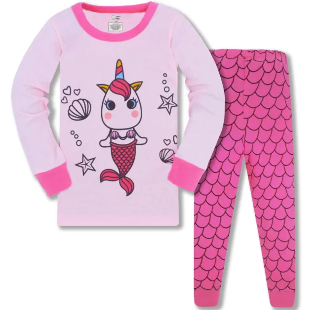 Kids Boys Girls Pyjama Pyjamas Set PJs Sleepwear Nightwear  Size 3 4 5 6 7 8 yrs 10