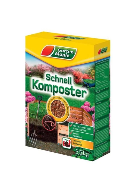 Acelerador de compost rápido de 2,5 kg magia jardín