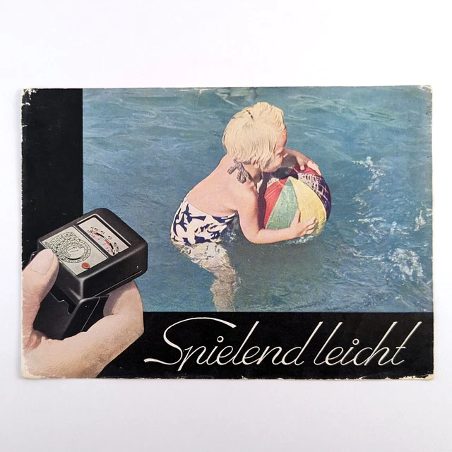 Gossen Sixtus Light Meter German Photography Advertising Brochure 1938
