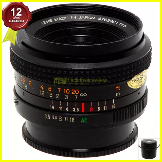 Konica Hexar Ar 28mm F3,5 Objectif Grand Angle pour Appareil Reflex Analogiques