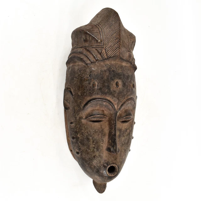 Baule Portrait Mask Kpan Mblo Ivory Coast African Art