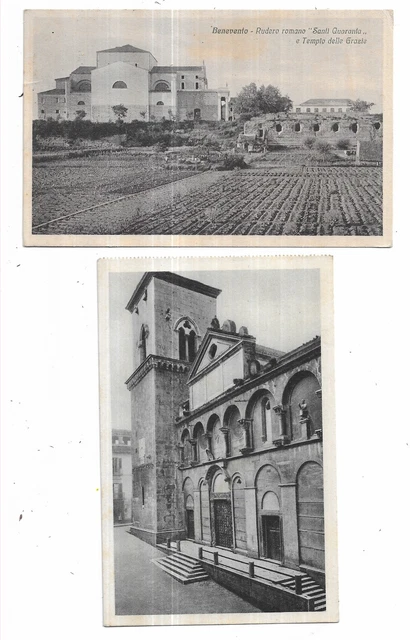 BENEVENTO. LOTTO DI 2- SANTI QUARANTA E TEMPIO DELLE GRAZIE e DUOMO. VIAGGIATE