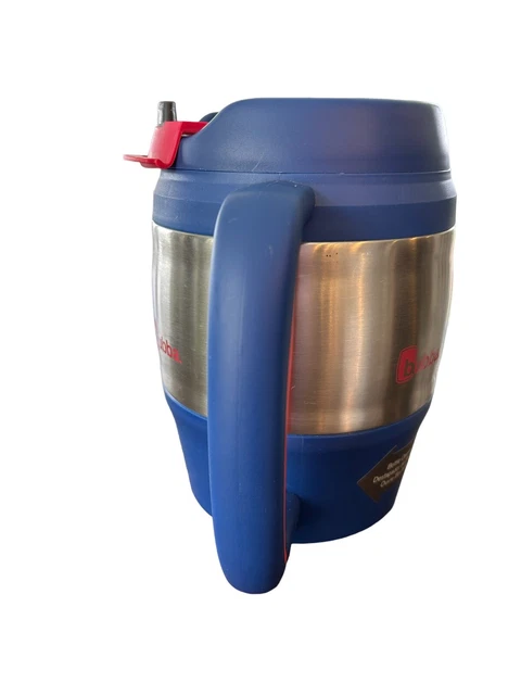 Bubba Keg 52 Oz Insulated Travel Mug Blue & Pink Flip Top Jug w/bottle Opener 3