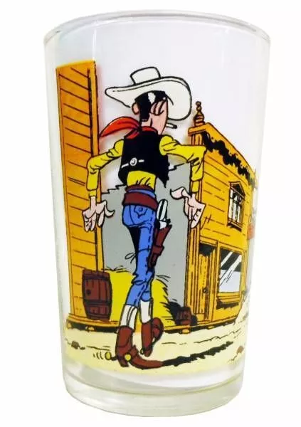 Lucky Luke - Verre à moutarde Amora - Le duel dans la grand rue