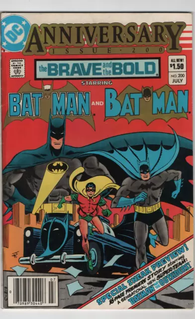 Brave and the Bold #200 1st Appearance Katana & Batman Outsiders DC Comics 1983