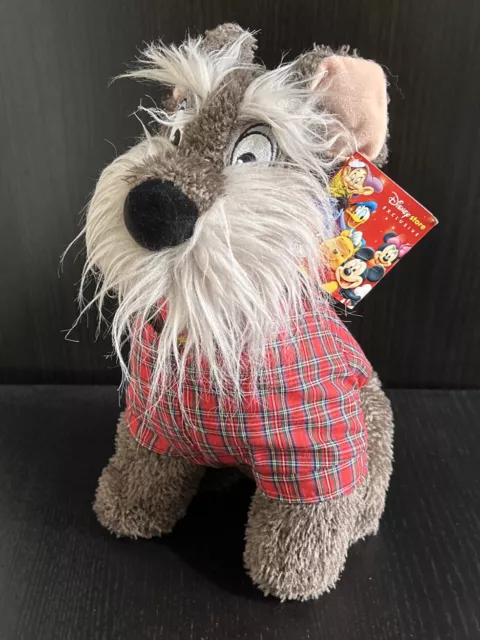 Disney Store Jock Plush Soft Toy 14” Lady and the Tramp Dog Stamped With Tag