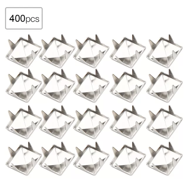 400 Sets 4-7MM Leathercraft Spike Nieten Spike Studs Taschen Schuhe Gürtel ⊹