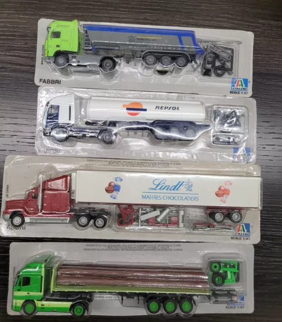 Modellini Camion Autoarticolati Scala 1/87  Fabbri Italieri