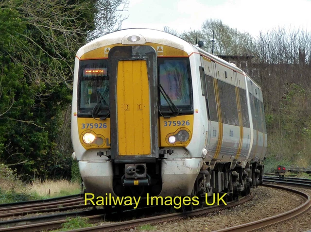 RAILWAY PHOTO - 375926 and 375 628 Ramsgate to Victoria 2C36 Class 375 ...