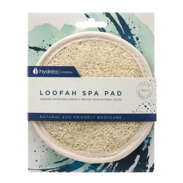 Hydrea London Organic Egyptian Loofah Luxury Exfoliating Body Pad