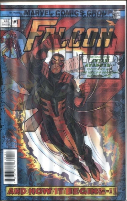 Falcon #1 / Torque Lenticular Cover / Iron Man #71 Homage / Nm
