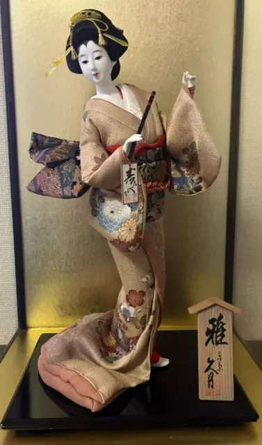 Vintage Japanese Oyama Doll Kimono Geisha Maiko Traditional Folk Craft Japan