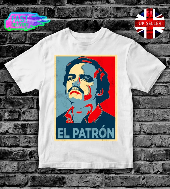 PABLO ESCOBAR Kids T-Shirt Top Boys Girls ADULTS MENS T SHIRT TSHIRT EL PATRON