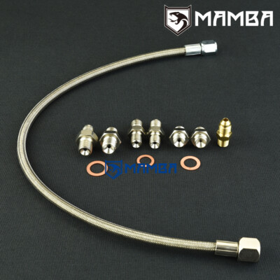 Turbo Oil Feed Line For Subaru EJ20 EJ25 w/ BLouch Ball Bearing AVCS to Turbo US