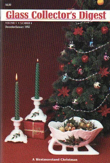 Glass Digest Dec/Jan '92 Monart Fostoria bells Fry +