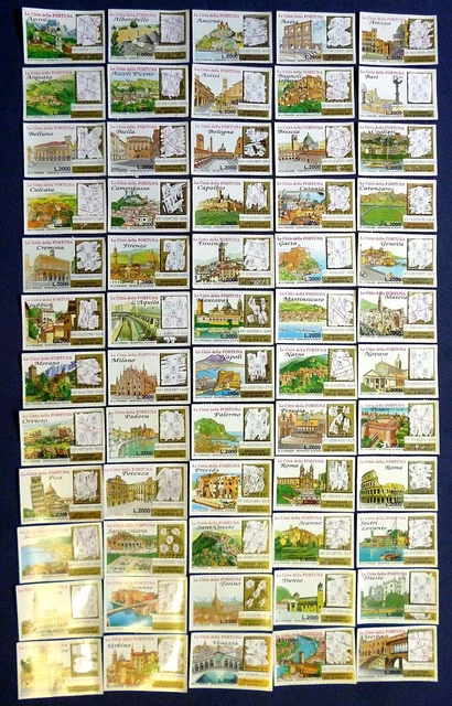 Usati Serie Completa Tutte le Citta' 60 Pezzi.