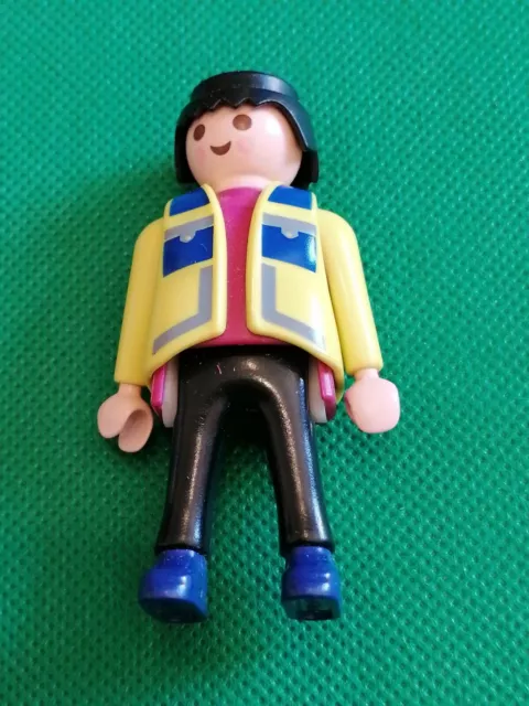 PLAYMOBIL personnage homme ferme fermier moto pirate éboueur
