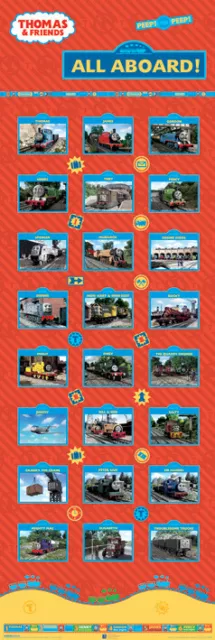 Door Poster Thomas the Tank Engine Characters All Aboard