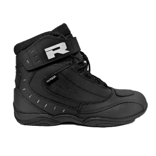 Richa Slick Waterproof Short Paddock Motorcycle Boots Black or White - All Sizes