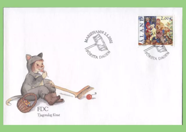 Aland 2002 St Canute's Day First Day Cover