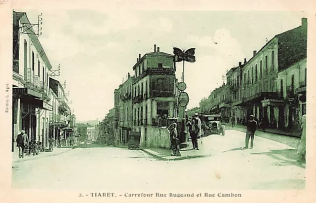 Algérie - TIARET - Carrefour Rue Bugeaud et Rue Cambon - Ed. L. Agot 2