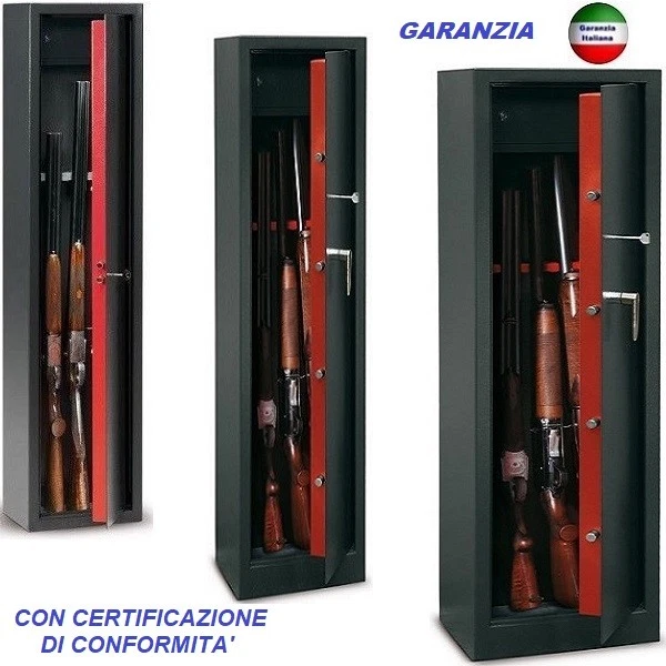 Armadio Blindato Per Fucili Da 10 Posti - Cassaforte Per Armi Conforme Alla Legge