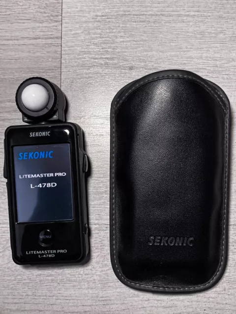 Sekonic L-478D Litemaster Pro Esposimetro Touch Screen 478 Perfetto Sped Gratis!