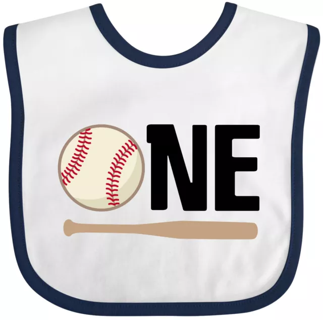 Inktastic 1st Birthday Baseball Boys First Baby Bib Babys Bat Clothes Gift Hws