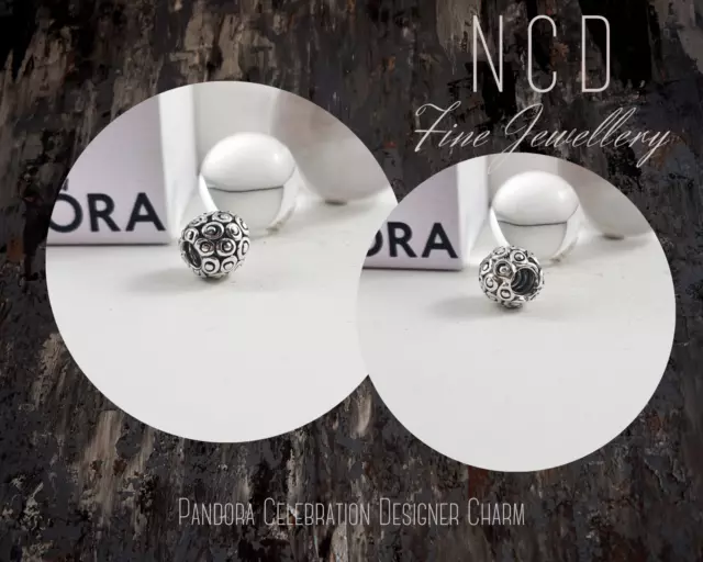 NC Designs Genuine Pandora Sterling Silver Celebration Designer Charm 790866