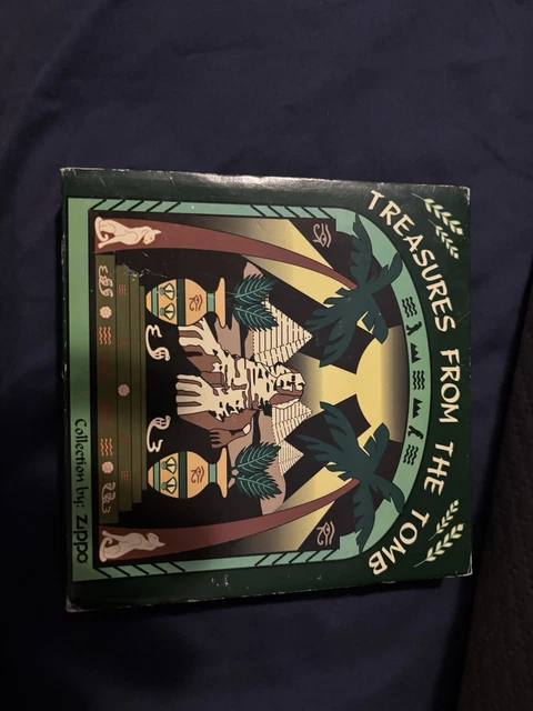Zippo ジッポ　TREASURES FROM THE TOMB ZIPPO TREASURES FROM THE TOMB EGYPTIAN KING LIGHTER 1998 | eBay
