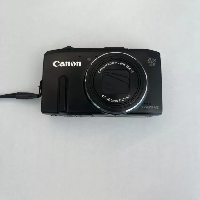 Canon PowerShot SX280 HS 12.1MP Digital Camera - Black