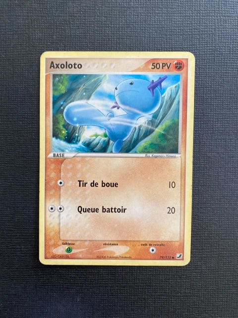 Carte Pokémon Axoloto 79/115 – Commune – Bloc EX Forces Cachées – VF – BE