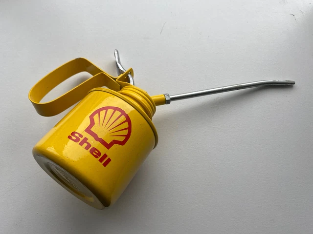 replica shell oil tin can jug pourer automobilia