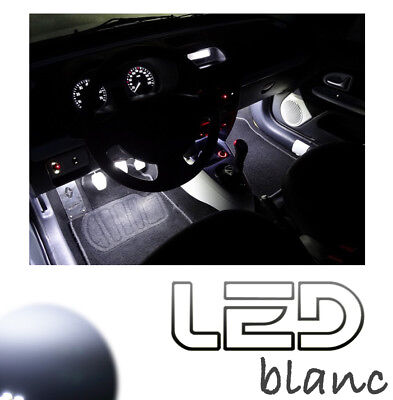 Courtois BMW F20 F21 116 118 120 123 4 Ampoules LED BLEU Miroirs courtoisie pare soleils 