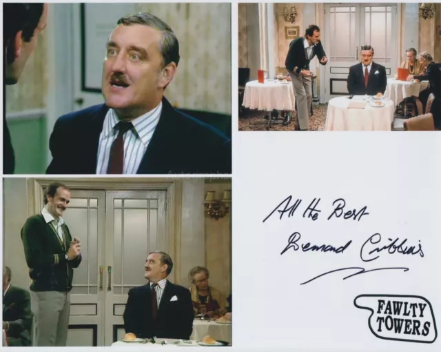 Bernard Cribbins HAND Signed 8x10 Photo, Autograph, Fawlty Towers, Doctor Who B