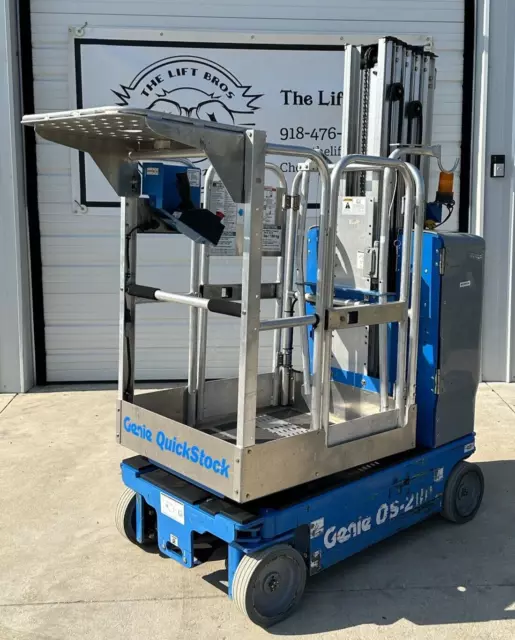 2014 Genie QS-20R Electric Vertical Mast Lift Manlift  Scissor Skyjack JLG