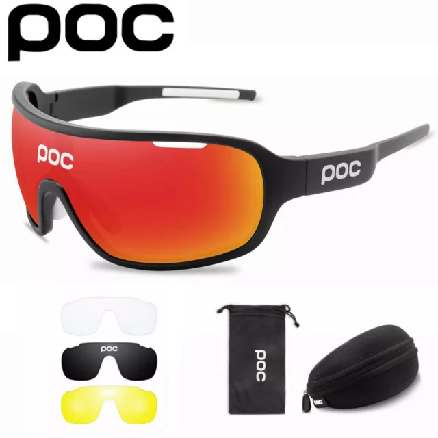 Hot Cycling Glasses Men Women Bike Bicycle Outdoor Sport Sunglasses POC Eyewear