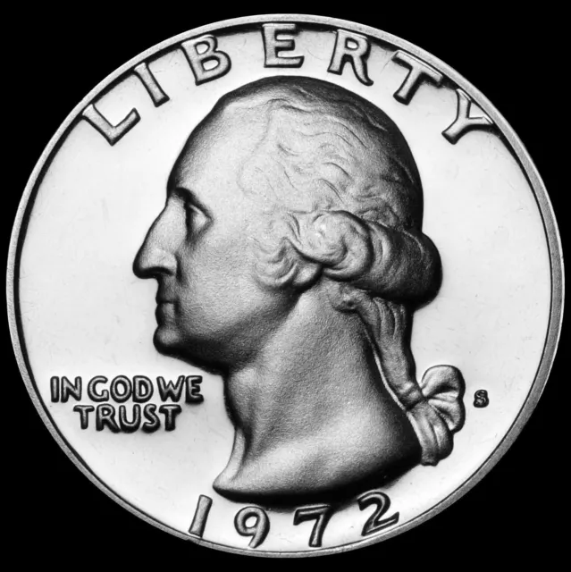 1972 S Washington Gem PROOF Quarter Clad US Mint Coin