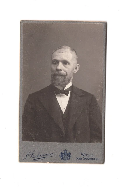 CDV Foto Herrenportrait - Wien 1900er