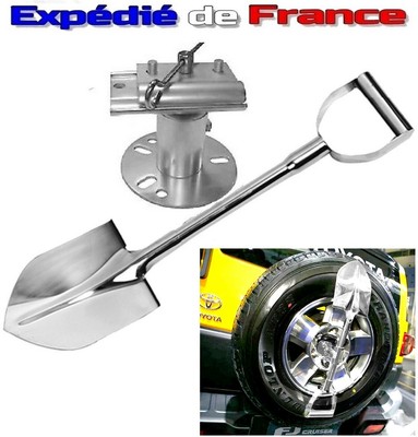 4X4 RAID HDJ JEEP PATROL KDJ PELLE SUPPORT DE PELLE ROUE DE SECOURS 