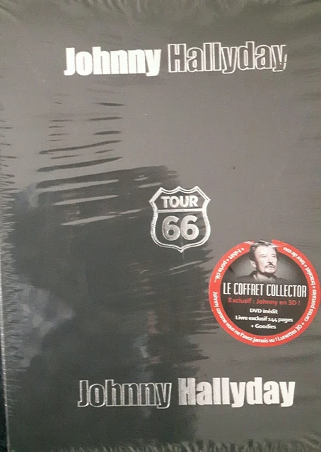 Johnny Hallyday Coffret Collector Auchan  Tour 66 Neuf Scelle Limited Edition