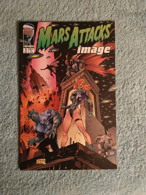 Mars Attacks # 1 First Print - Savage Dragon - Spawn - Gen 13 - Image (1996) NM