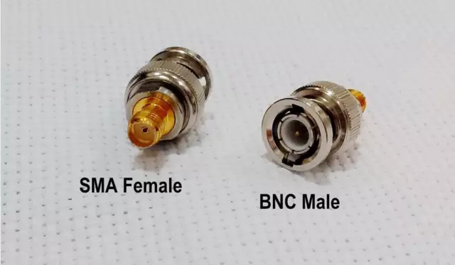 Commercial Tradie Grade BNC Male to SMA Female Plug Coax Adapter  *AU Seller*