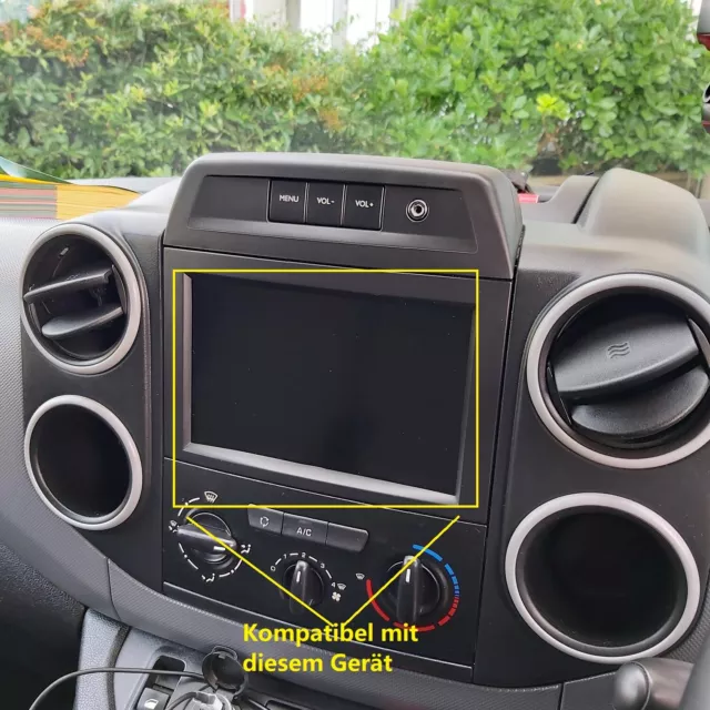 PEUGEOT PARTNER Touch Screen ersatz Teil für LCD Display 9814203680