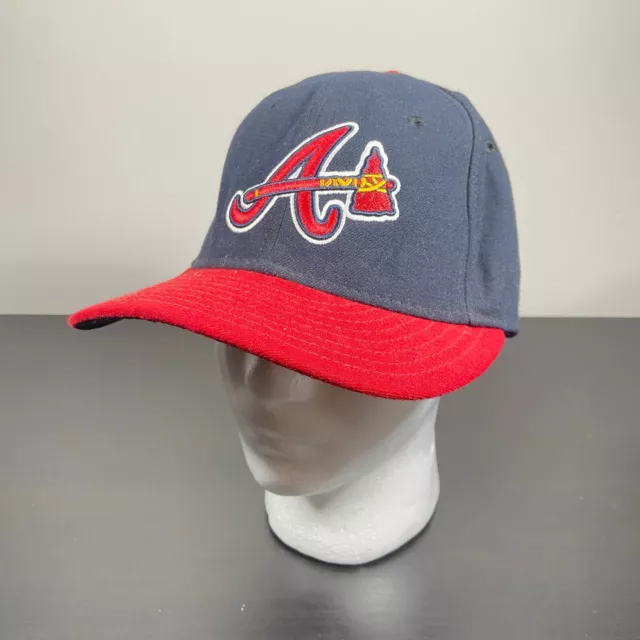 Vintage Atlanta Braves Cap Mens 7 3/8 New Era Cool Base 59Fifty MLB Fitted Hat