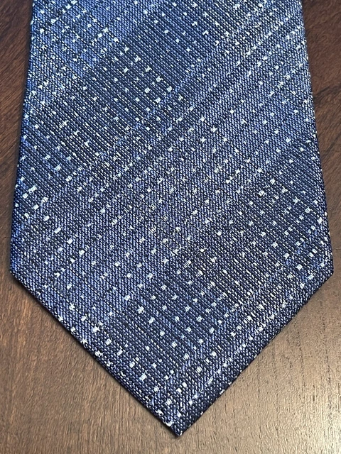 Murano Blue 100% Silk Men’s Neck Tie Made In China