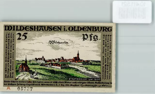 10411521 - 2878 Wildeshausen Notgeld Oldenburg Stadtkreis