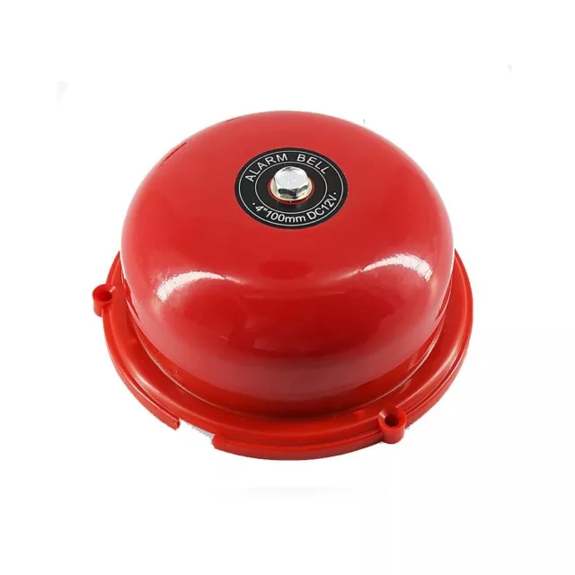 Black Fire Alarm Bell Red High Db Security Bell  Worker