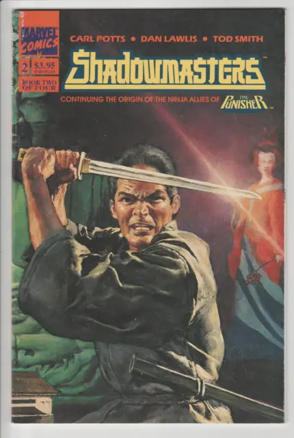 Marvel Comics Shadowmasters #2 1989 TPB Origin of Ninjas from The Punisher VF-