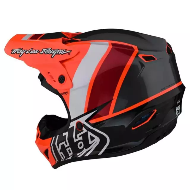 TROY LEE DESIGNS GP Motocross Helm Nova glo orange Enduro MX Motorrad ATV Quad 2